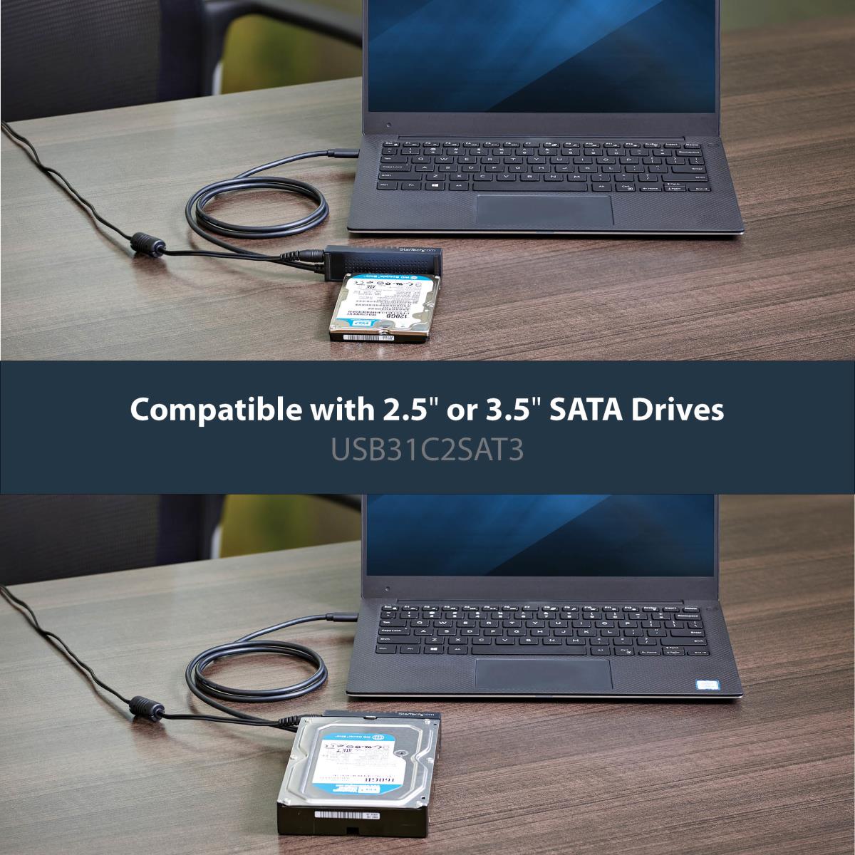 USB C To SATA Adapter Cable For 2.5/3.5in SSD/HDDs-USB 3.1gen 2