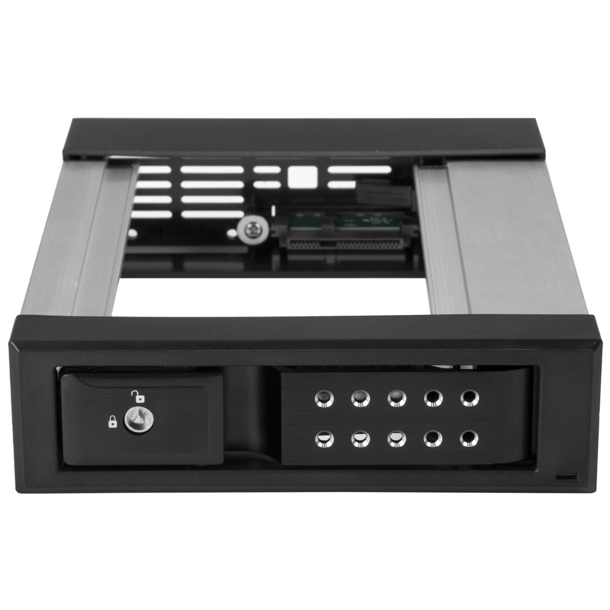 Hard Drive Hot Swap Bay 5.25in To 3.5in - For 3.5in Sata/SAS - Trayless