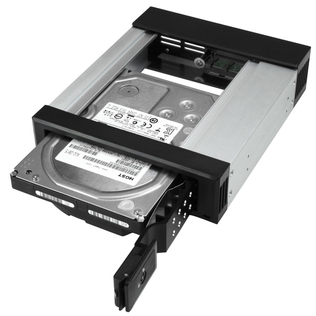 Hard Drive Hot Swap Bay 5.25in To 3.5in - For 3.5in Sata/SAS - Trayless