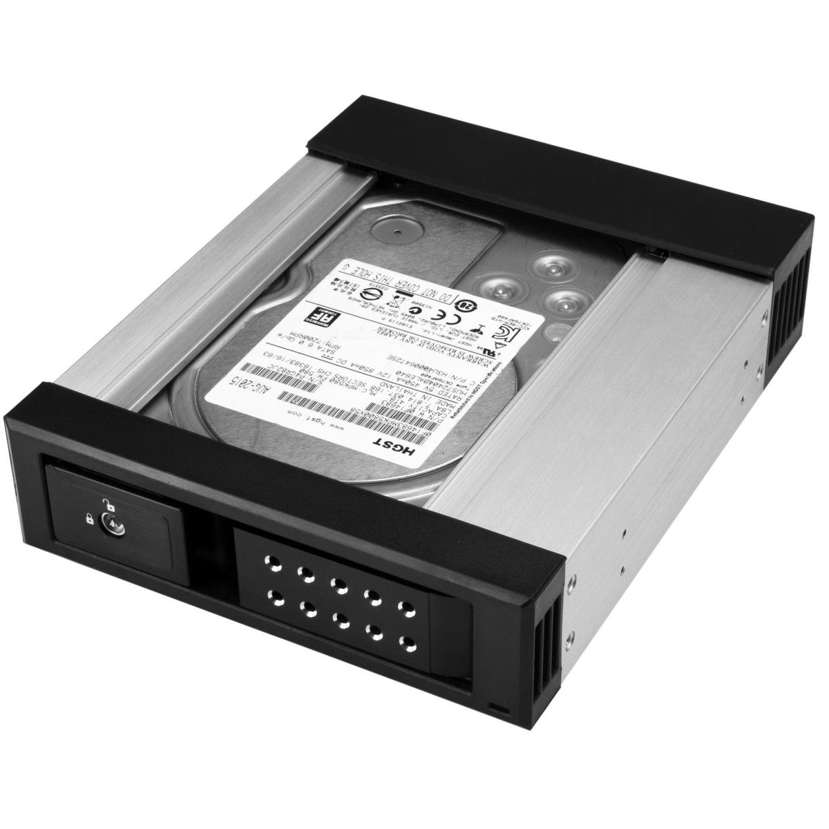 Hard Drive Hot Swap Bay 5.25in To 3.5in - For 3.5in Sata/SAS - Trayless