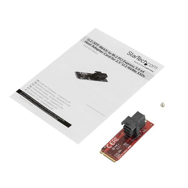 U.2 (sff-8643) To M.2 Pci-e 3.0 X4 Host Adapter Card For 2.5in U.2 Nvme SSD