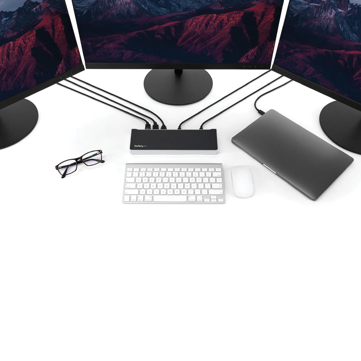 Docking Station - Triple Monitor 4k USB-c With 5x USB 3.0 Ports