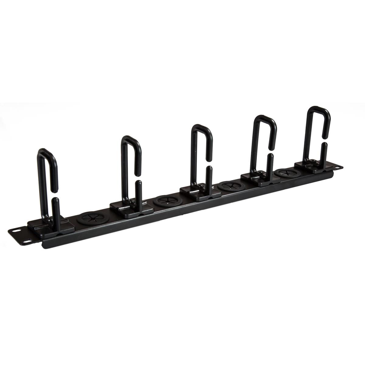 Cable Manager - Cable Organizer D-ring Hooks - Holes - 1u
