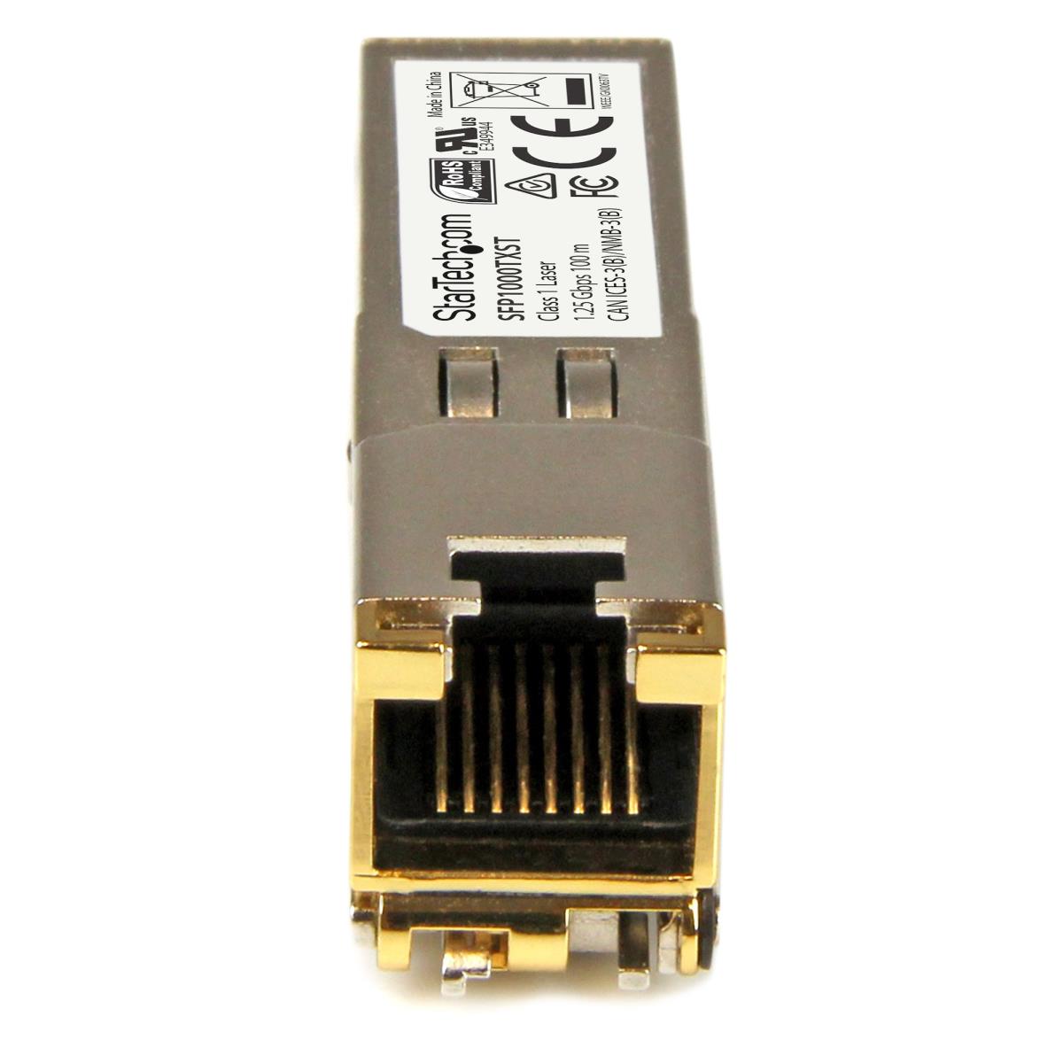 Msa Compliant Gigabit Copper Rj45 Sfp Transceiver - 1000base-tx - 100m