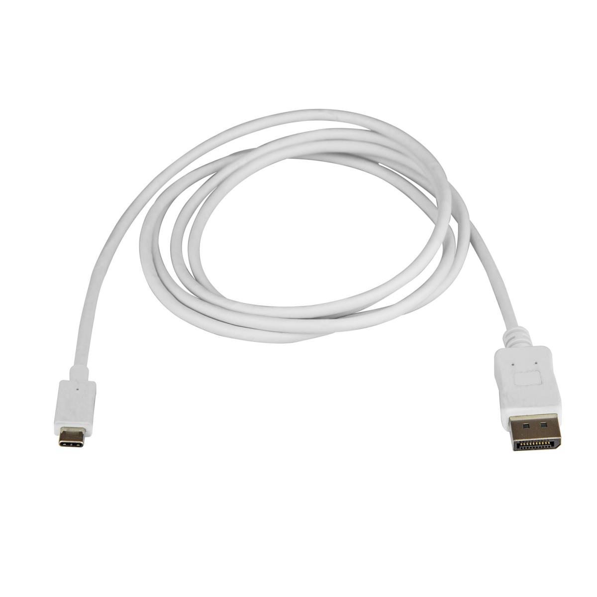USB-c To DisplayPort Adapter Cable White - 2m