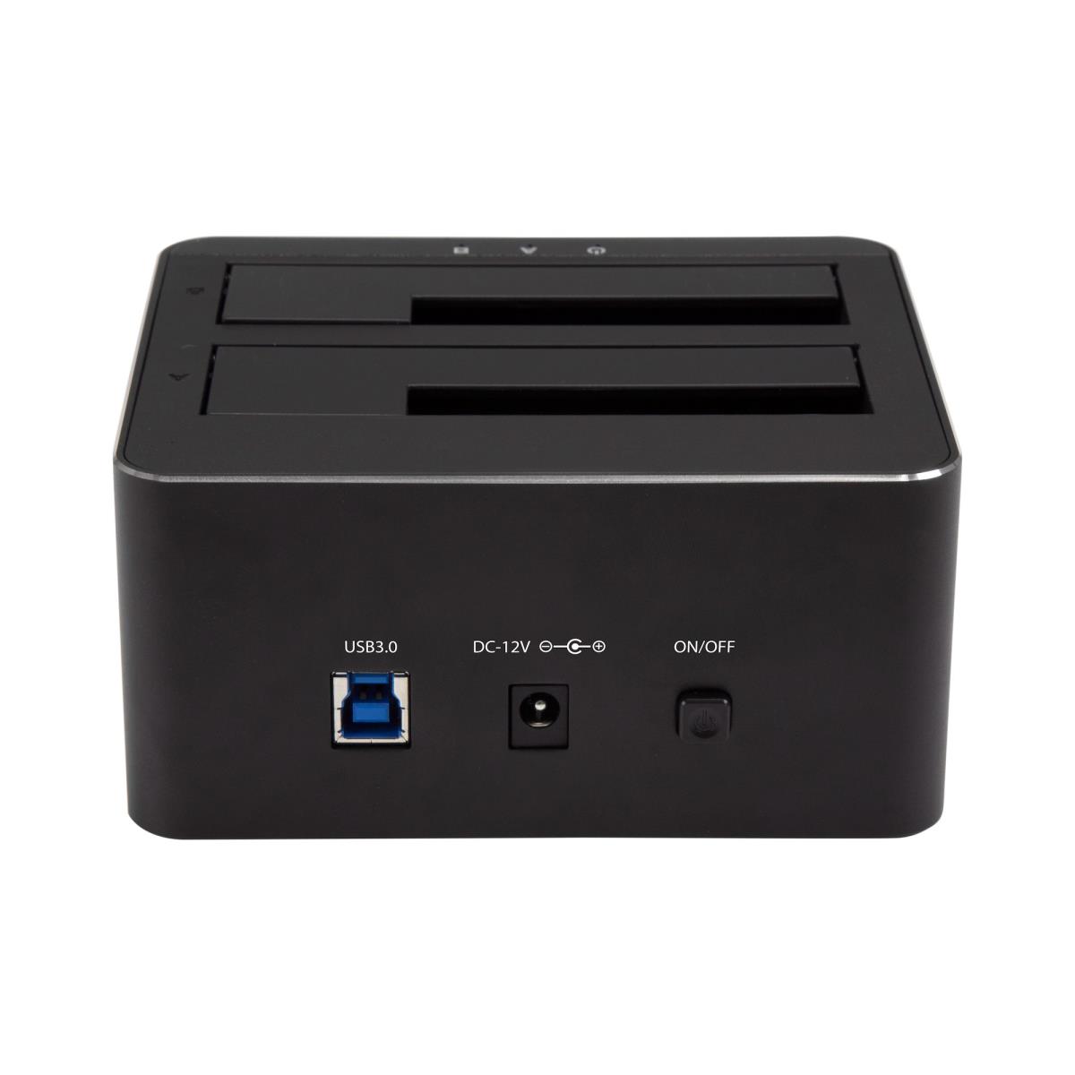 Docking Station - Dual-bay SATA HDD For 2 X 2.5/3.5in SATA SSDs/HDDs - USB 3.0