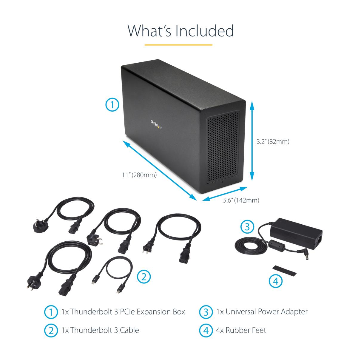Thunderbolt 3 To Pci-e Enclosure With DisplayPort - Pci-e X16