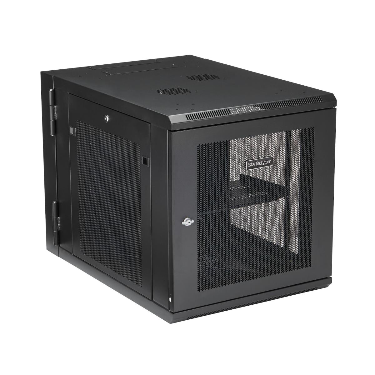 Server Rack Enclosure With Hinge 12u - Wall Mount Network Rack