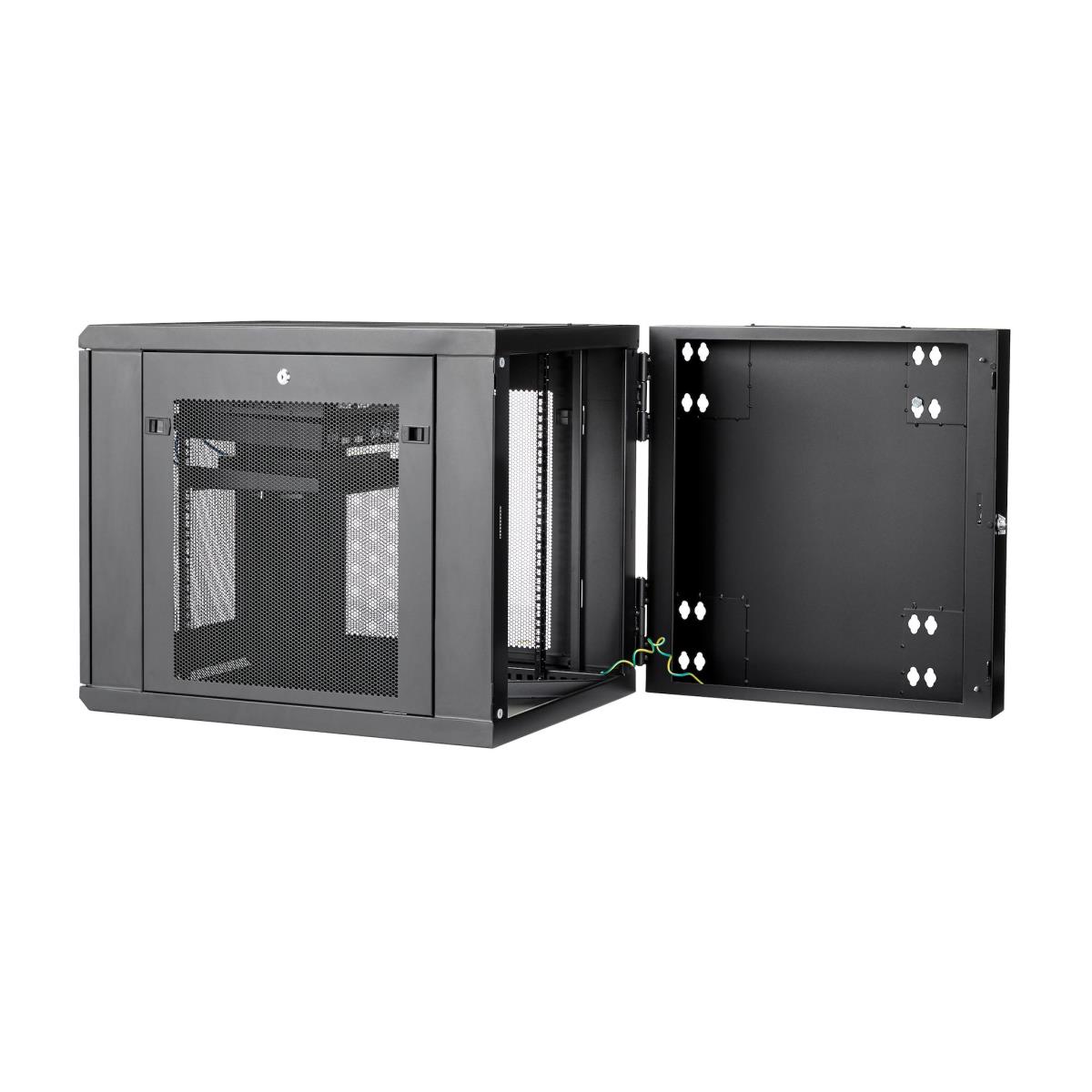 Server Rack Enclosure With Hinge 12u - Wall Mount Network Rack
