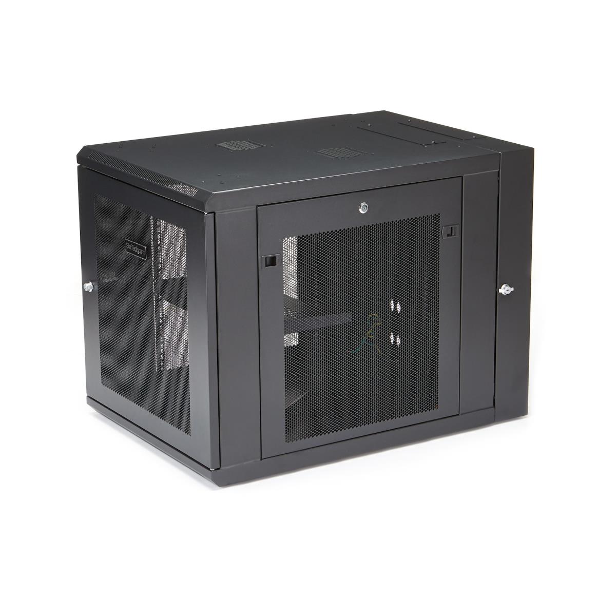 Server Rack Enclosure With Hinge 12u - Wall Mount Network Rack