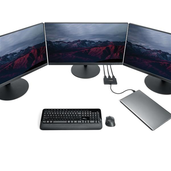USB C To Hdmi Multi-monitor Adapter - 3-port Mst Hub