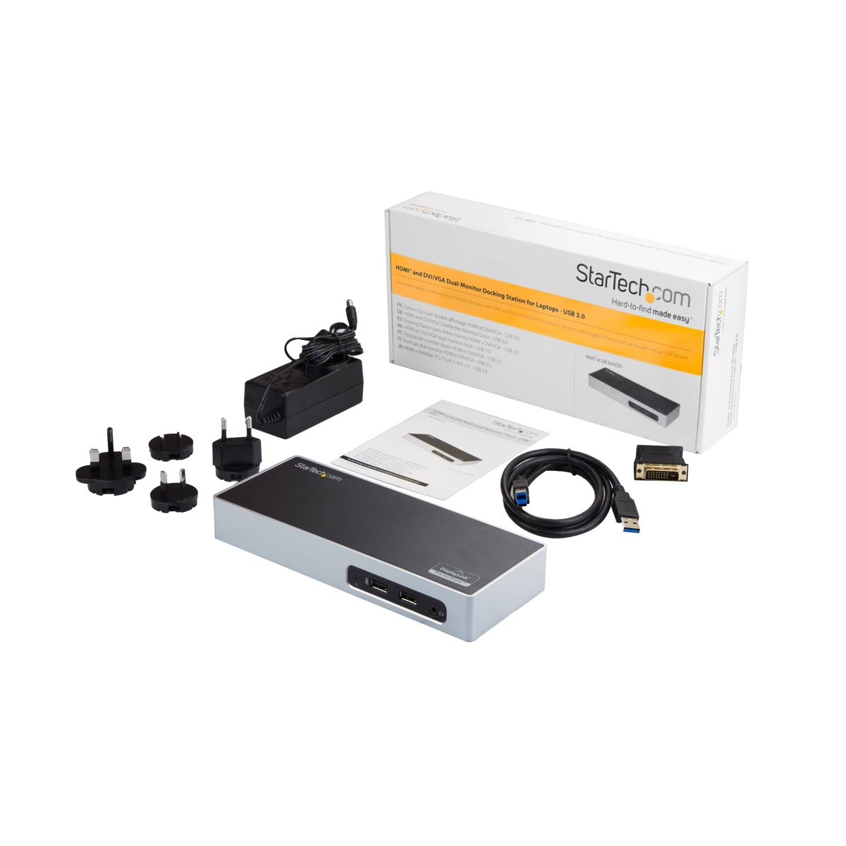 Docking Station - Dual Monitor Hdmi And DVI / Vga - USB 3.0