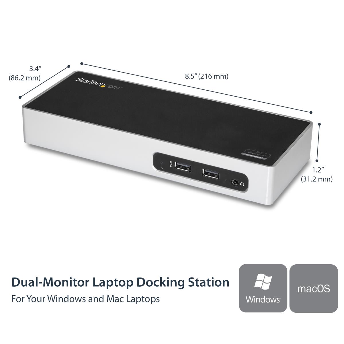 Docking Station - Dual Monitor Hdmi And DVI / Vga - USB 3.0