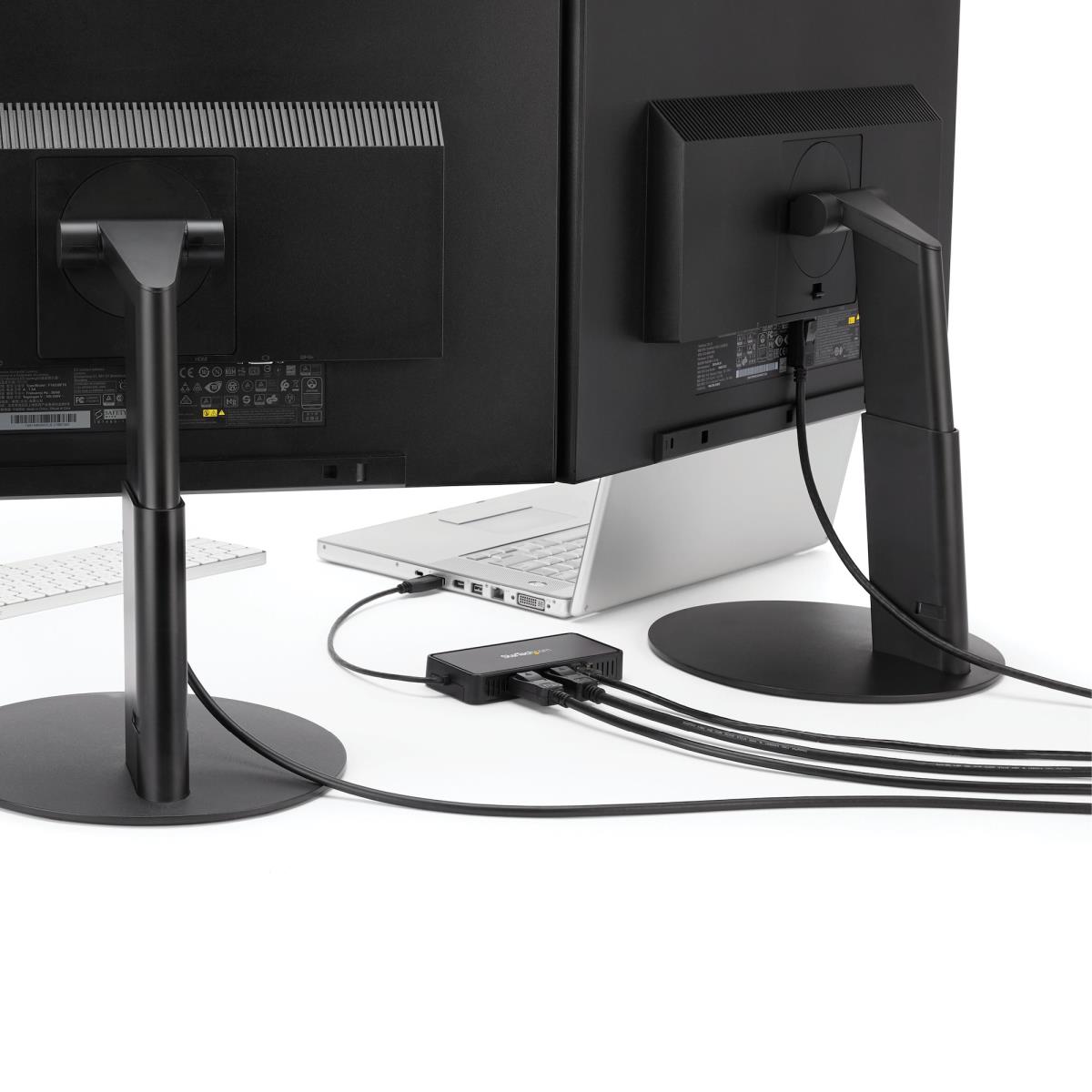 Mini Docking Station - USB To Dual DisplayPort With Gbe Lan - Dual 4k 60 Hz