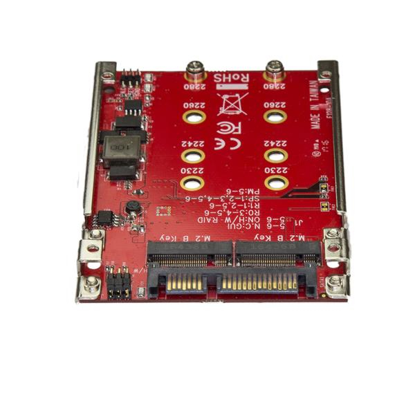 Dual-slot M.2 Drive To SATA Adapter For 2.5in Drive Bay - Raid
