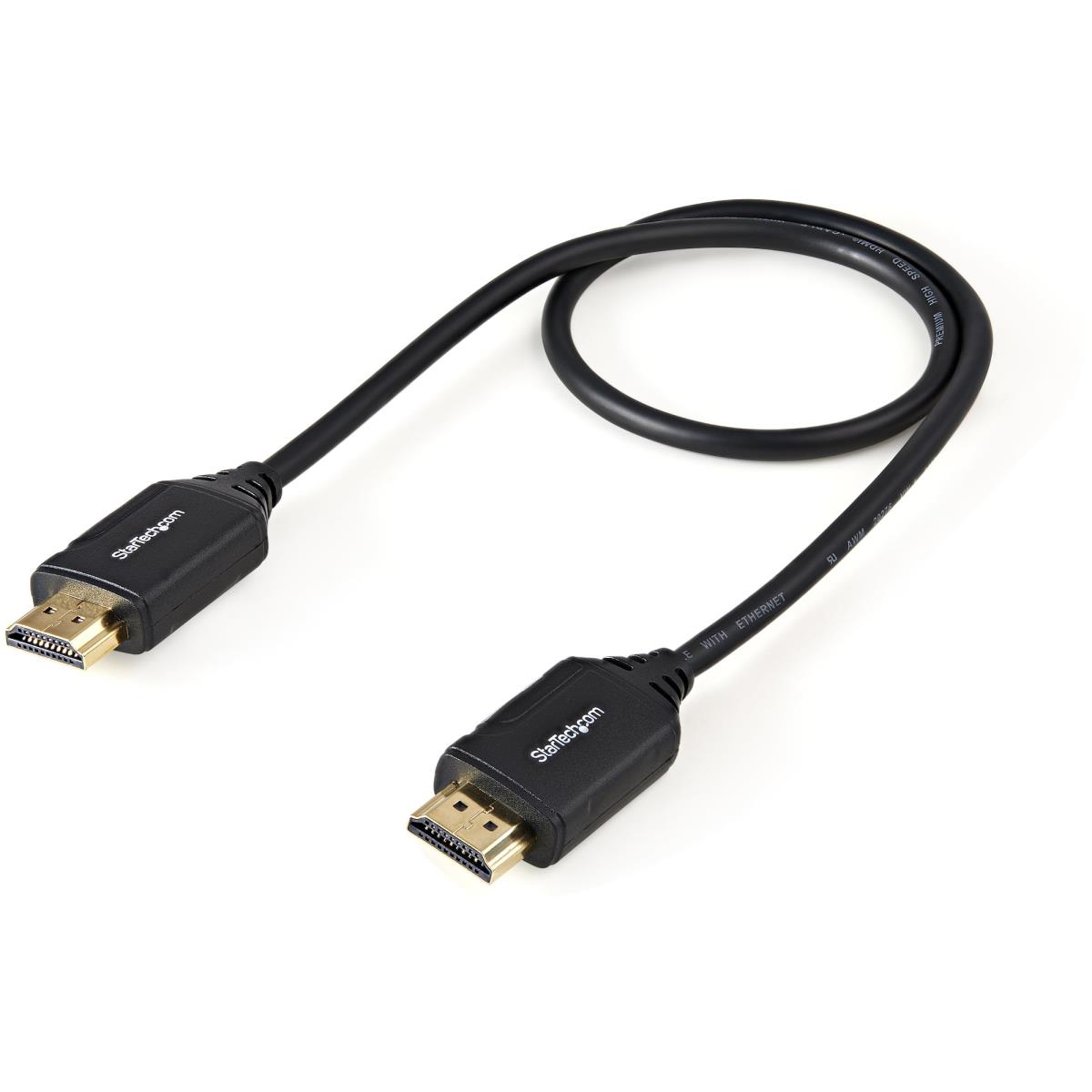 Premium High Speed Hdmi Cable With Ethernet - 4k 60hz - 0.5m