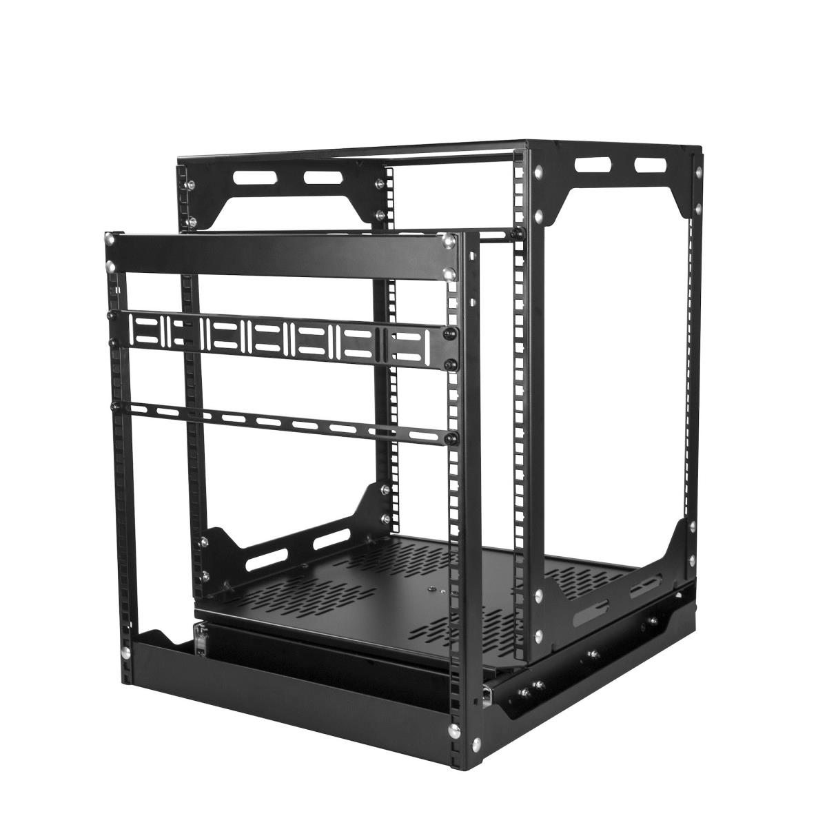 Slide Out Server Rack Rotating 12u - 4 Post Rack