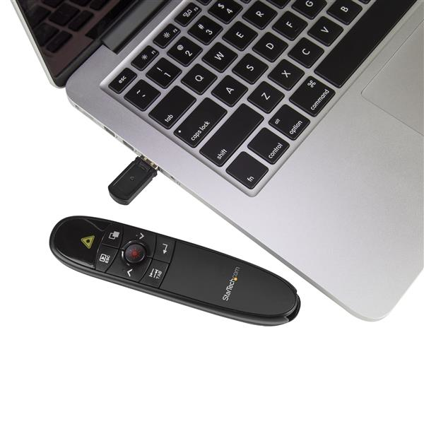 Wireless Presentation Remote With Red Laser Pointer - 27m