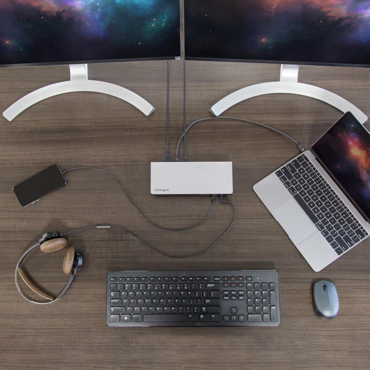 Dock - Thunderbolt 3 Dual 4k 60hz Monitor With 6x USB 3.0 Ports