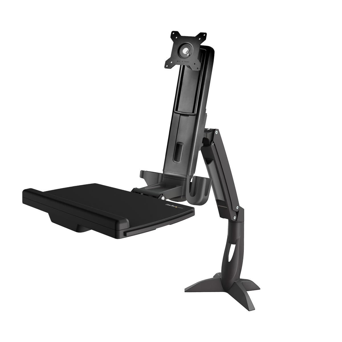 Monitor Mount - Sit Stand Desk Mount Adjustable - 1 Monitor - Up To 27in