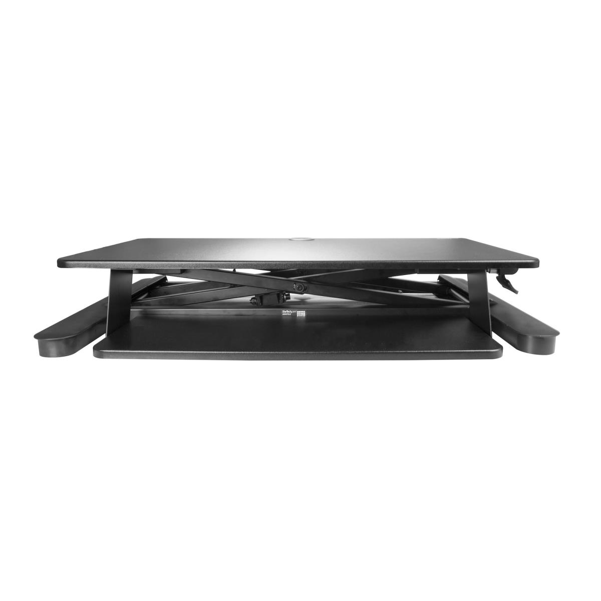 Sit Stand Desk Converter - 35in Large Work Surface - Adjustable