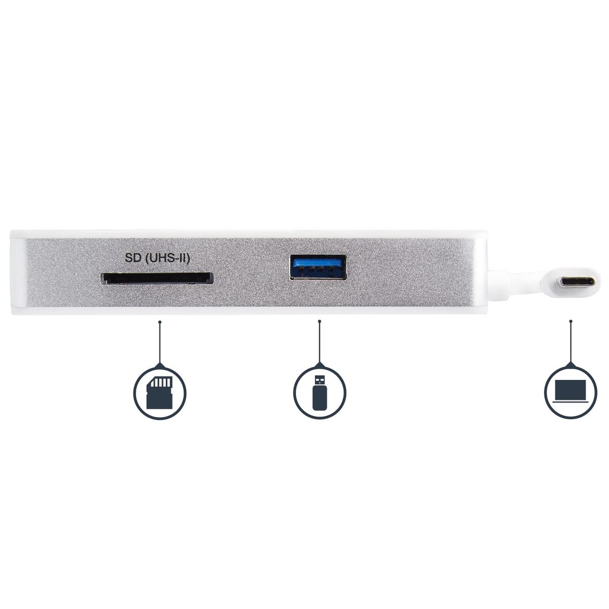 USB-c Multiport Adapter - Mac Windows 4k Hdmi USB 3.0 Sd Slot