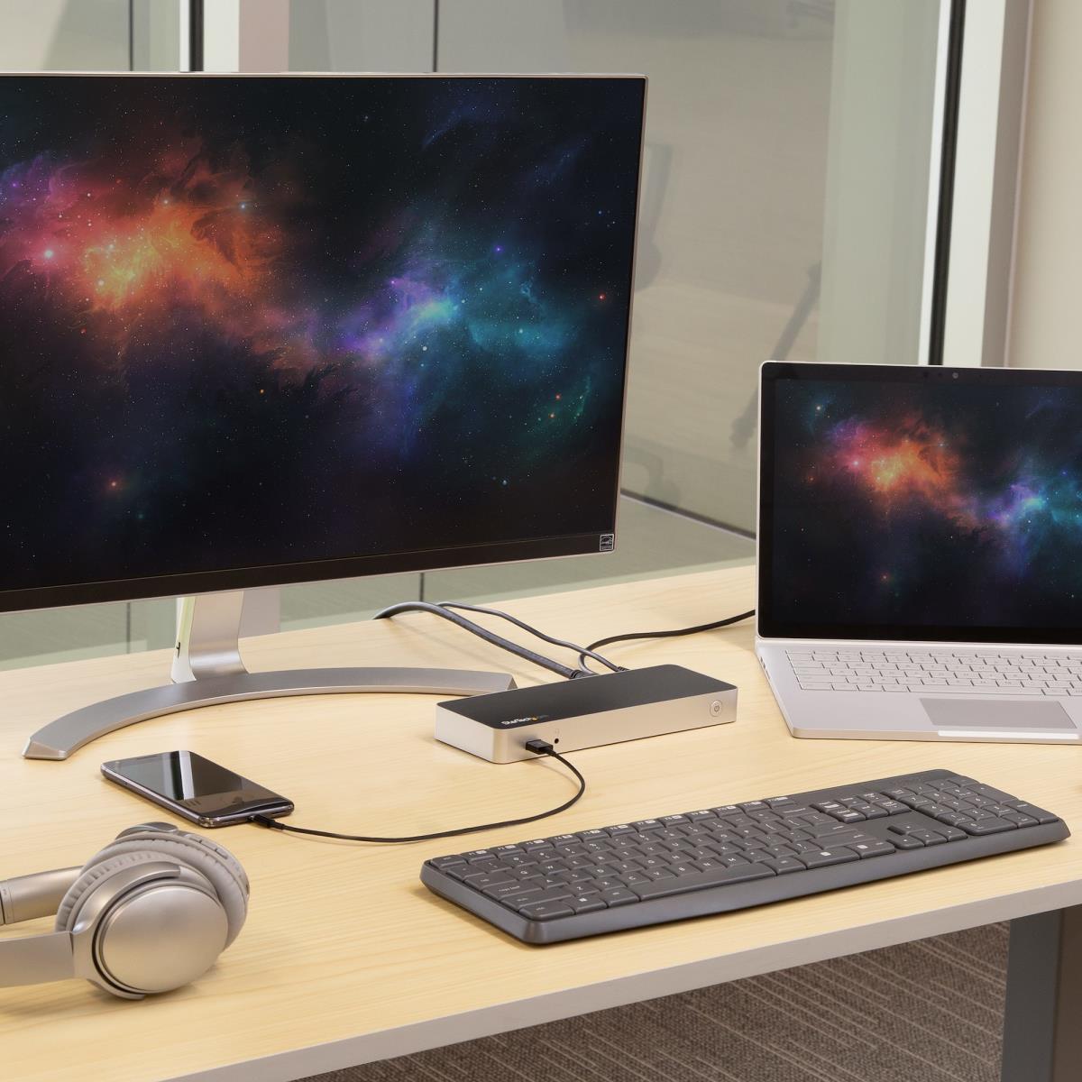 Docking Station - Dual Monitor USB-c For Windows - Mst - 60w Power Delivery - 4k - Hdmi To DVI Adapters