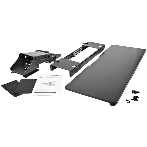 Under Desk Keyboard Tray - With 26in W - Height Adjustable