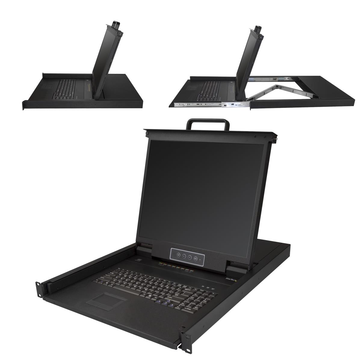 Rackmount KVM Console 8-port - Ps/2 & USB - 1u - 19in Display