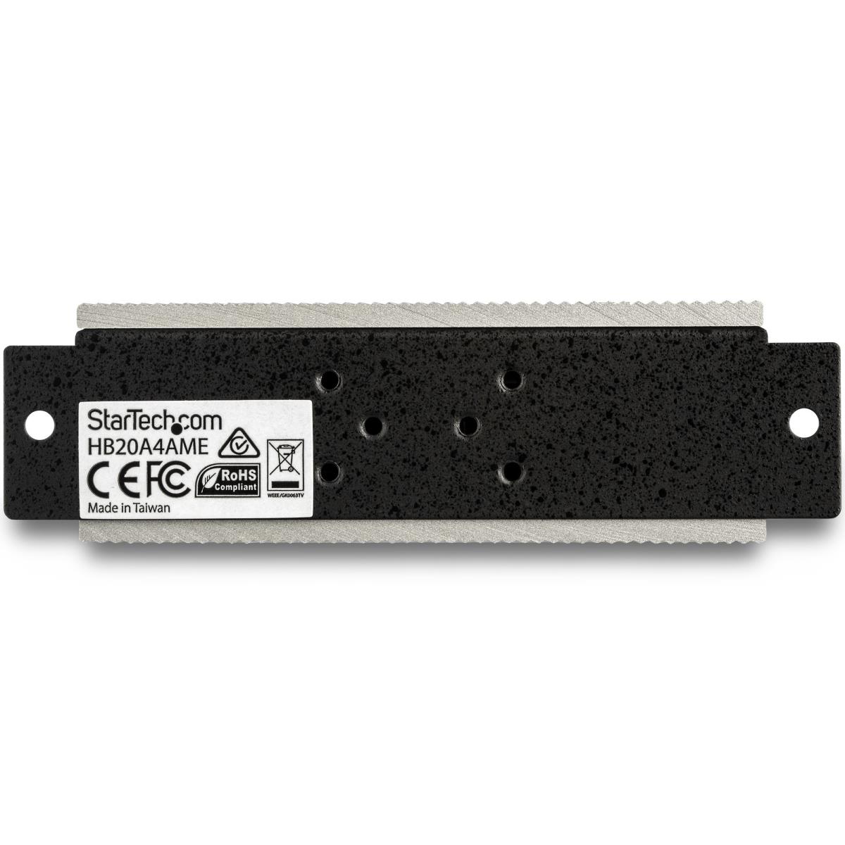 USB Hub - 4-port - USB 2.0 - 15kv Esd Protection Metal