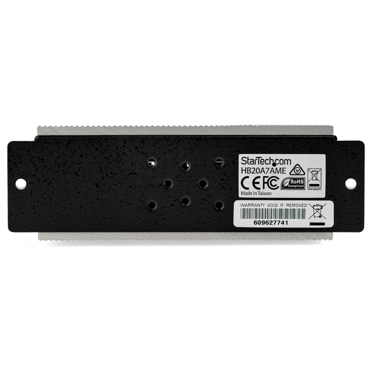 USB Hub Industrial - 7-port - USB 2.0 -15kv Esd Protection Metal