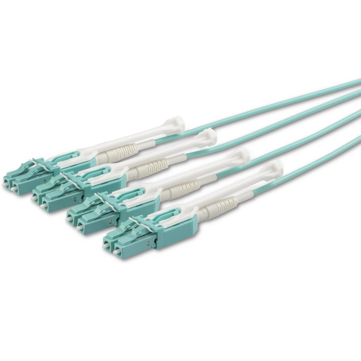 Mpo/ Mtp To Lc Breakout Cable - Plenum-rated - Om3, 40GB - Push/pull-tab - 2m