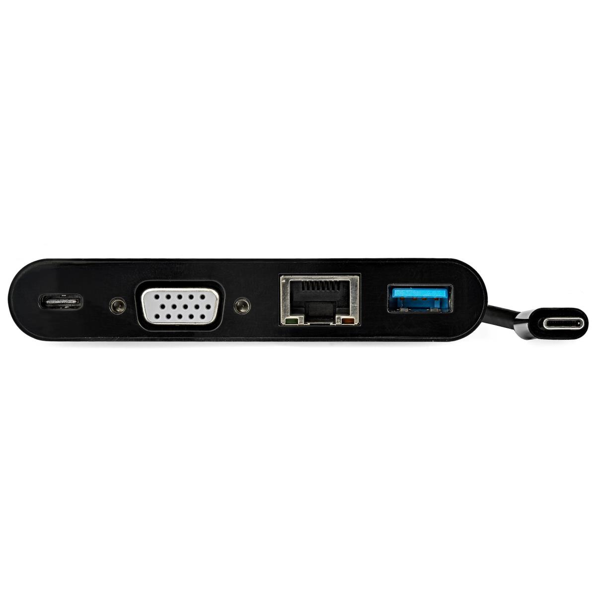USB-c Vga Multiport Adapter - Power Delivery (60w) - USB 3.0 - Gbe