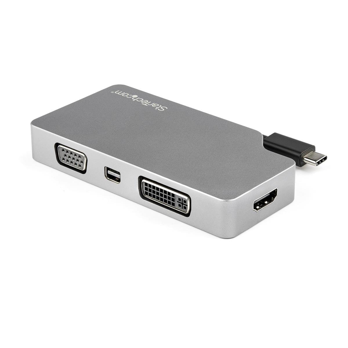 USB-c Multiport Video Adapter - 4-in-1 Aluminum - 4k 60hz - Space Gray