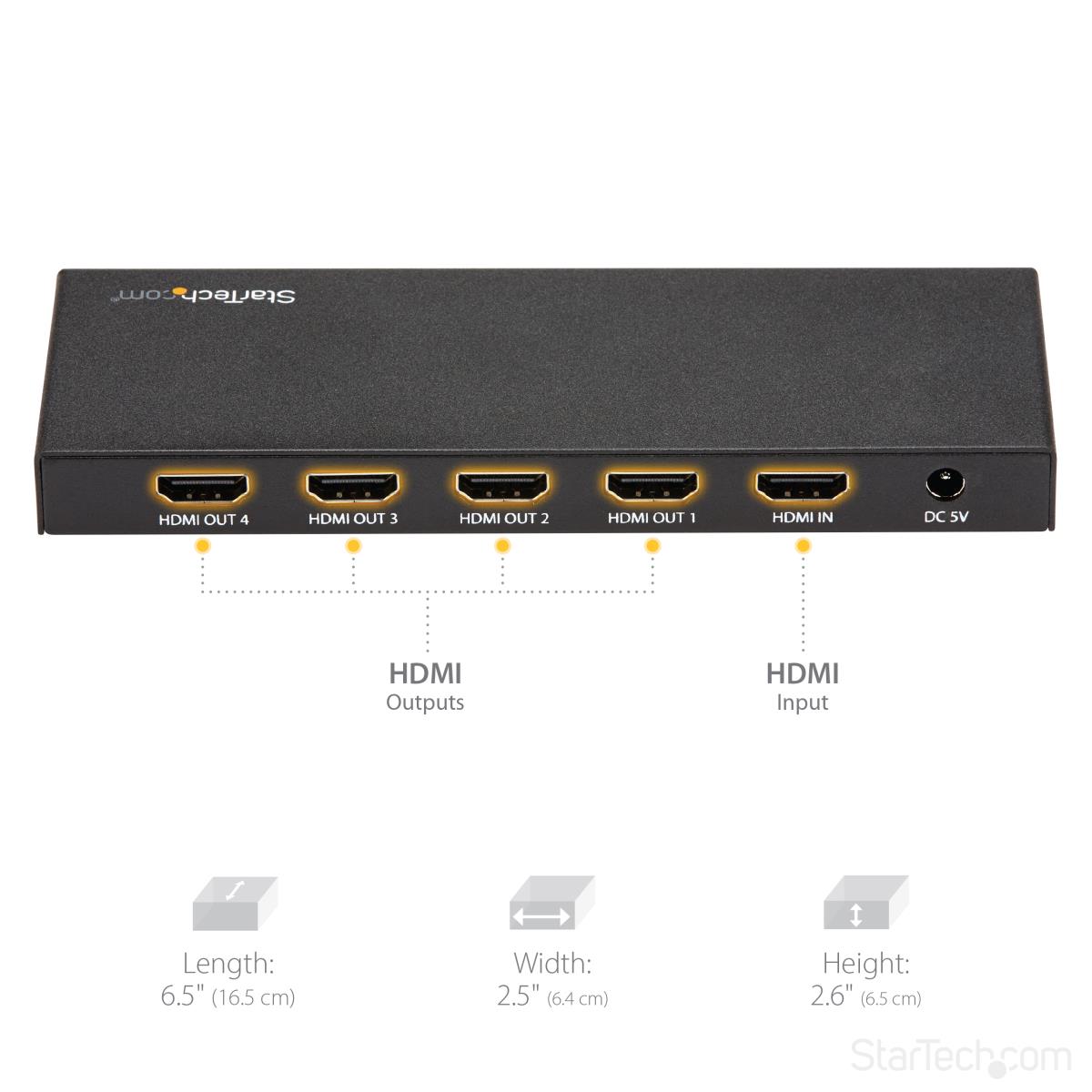 Hdmi Splitter - 4-port 60hz