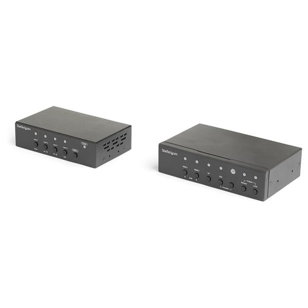 Multi-input Hdbaset Extender Kit With Built-in Switch And Video Scaler
