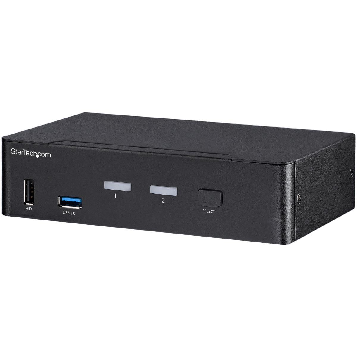 KVM Switch - 2 Port DisplayPort  - 4k60hz - USB 3.0 Hub