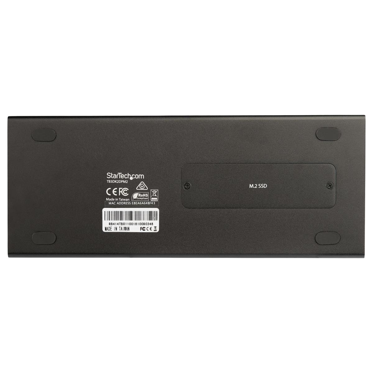 Docking Station - Dual 4k 60hz Monitor Thunderbolt?3 - Pci-e M.2 Slot And Sd Reader