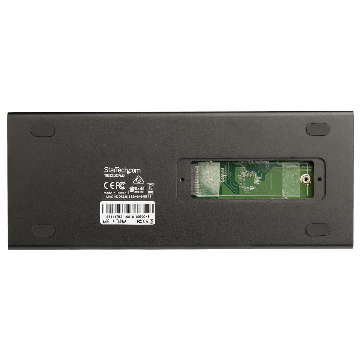 Docking Station - Dual 4k 60hz Monitor Thunderbolt?3 - Pci-e M.2 Slot And Sd Reader