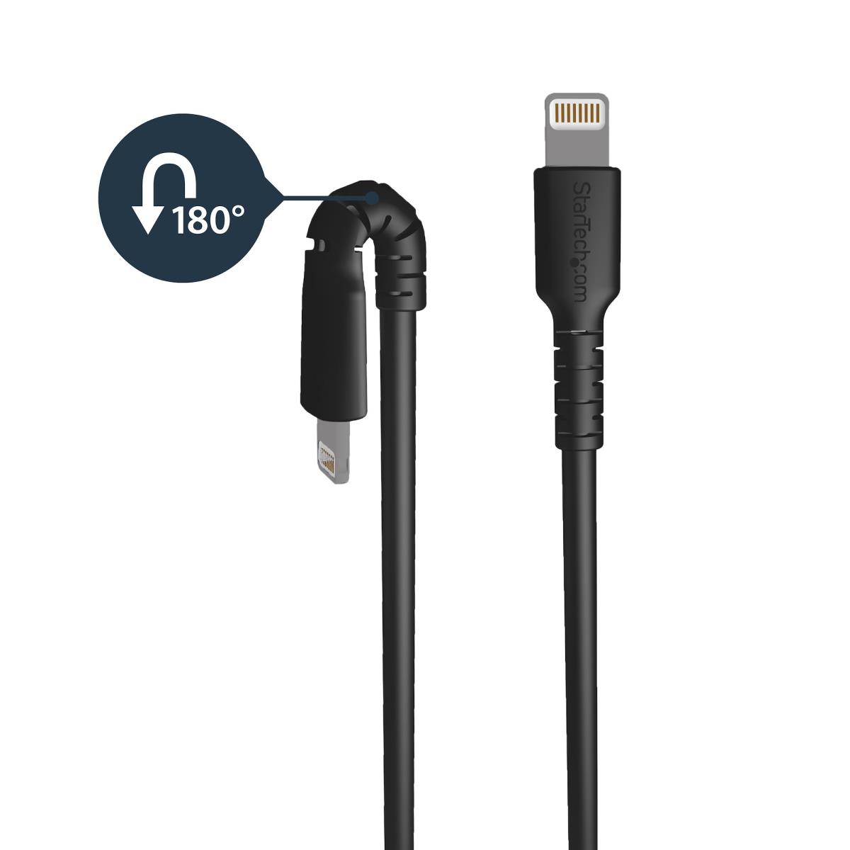 Cable USB To Lightning Mfi Certified 1m Black
