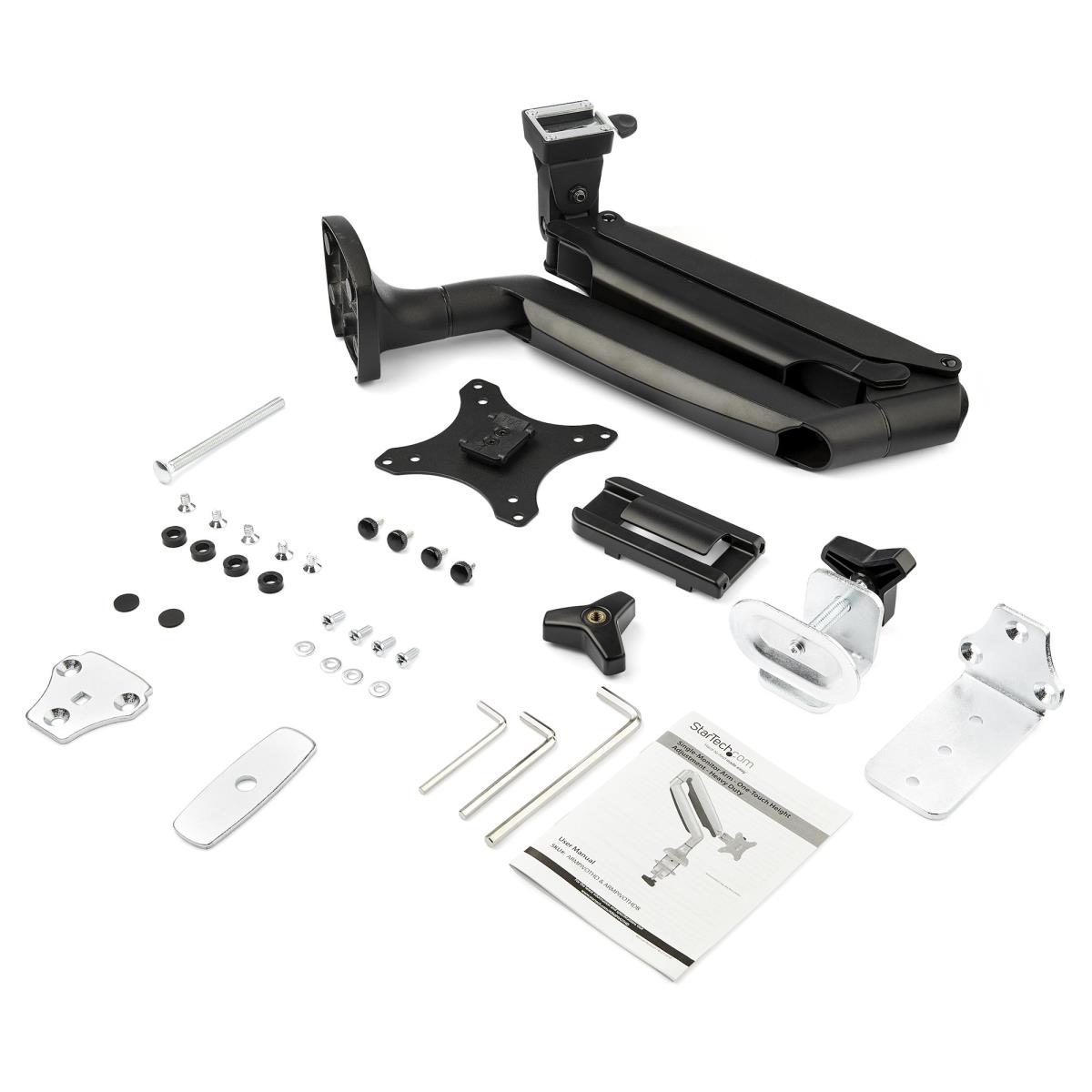 Desk Mount Monitor Arm - Black For Up To 32in Monitor-aluminum