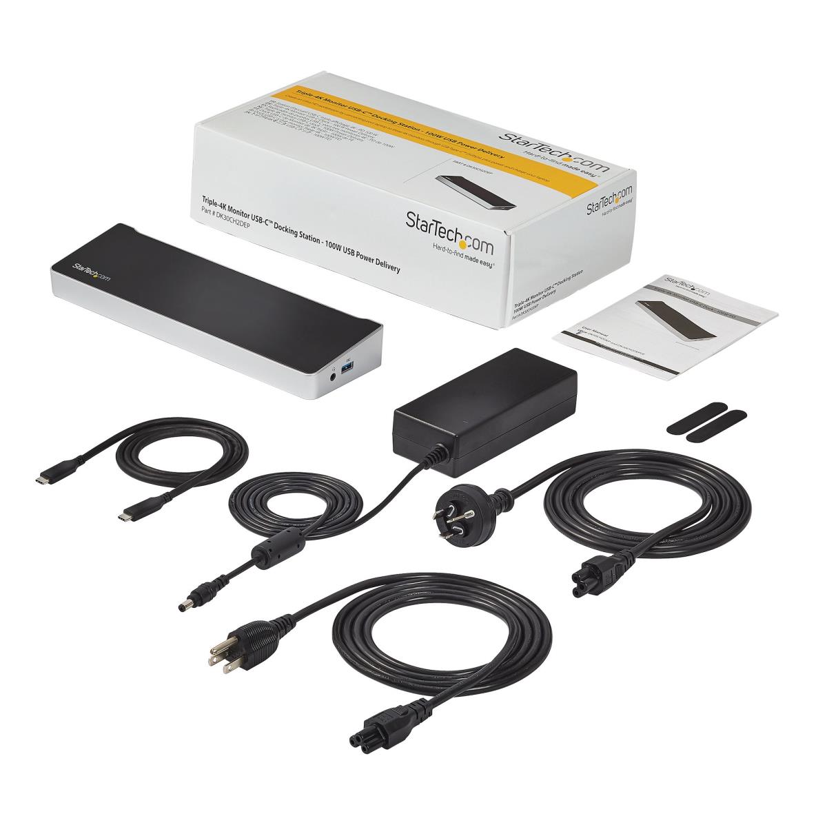 Docking Station - Triple-monitor 4k USB-c With 5x USB 3.0 Ports - 100w Pd