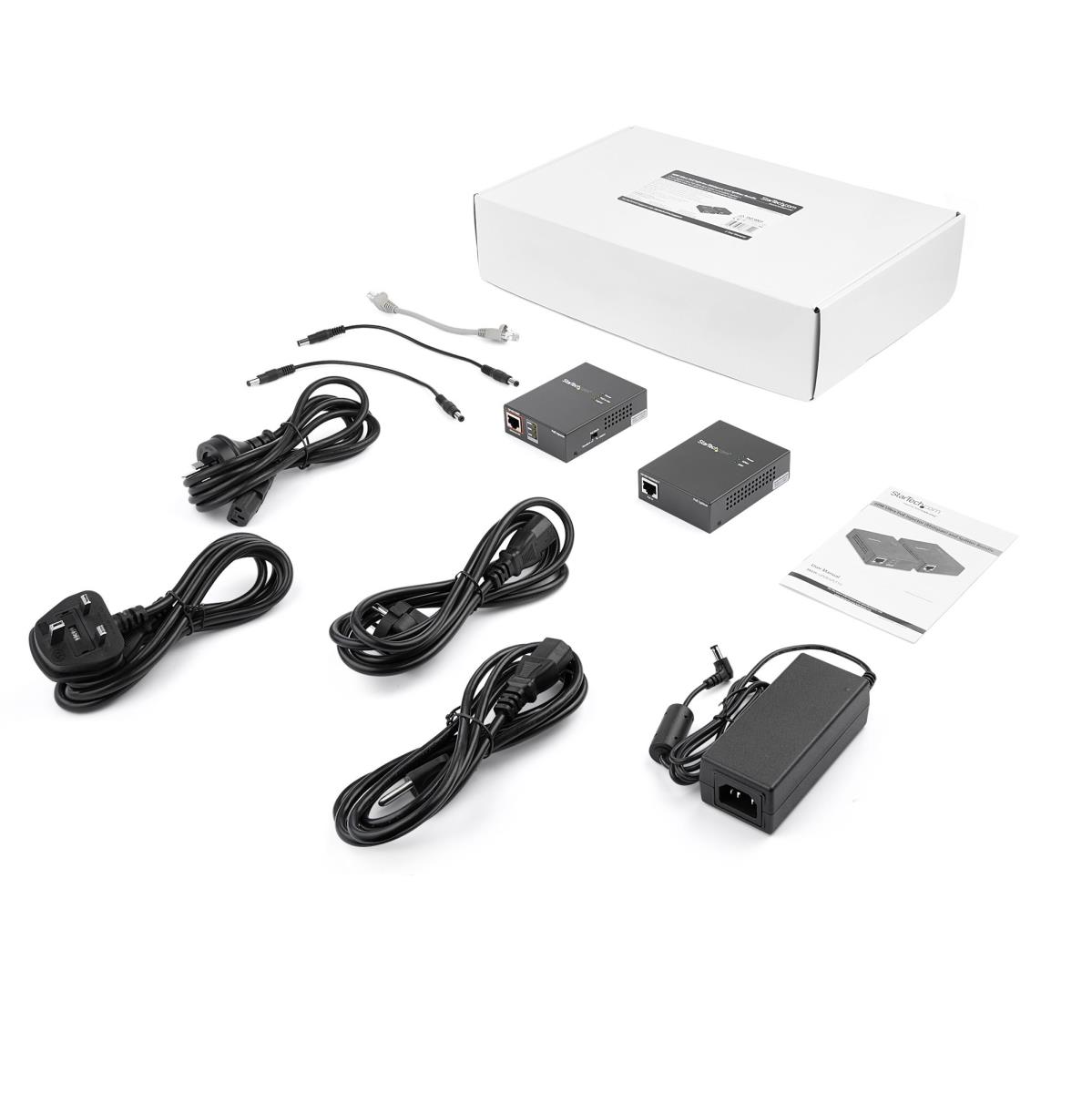 Poe Injector 1-port 60w + Poe Splitter Kit