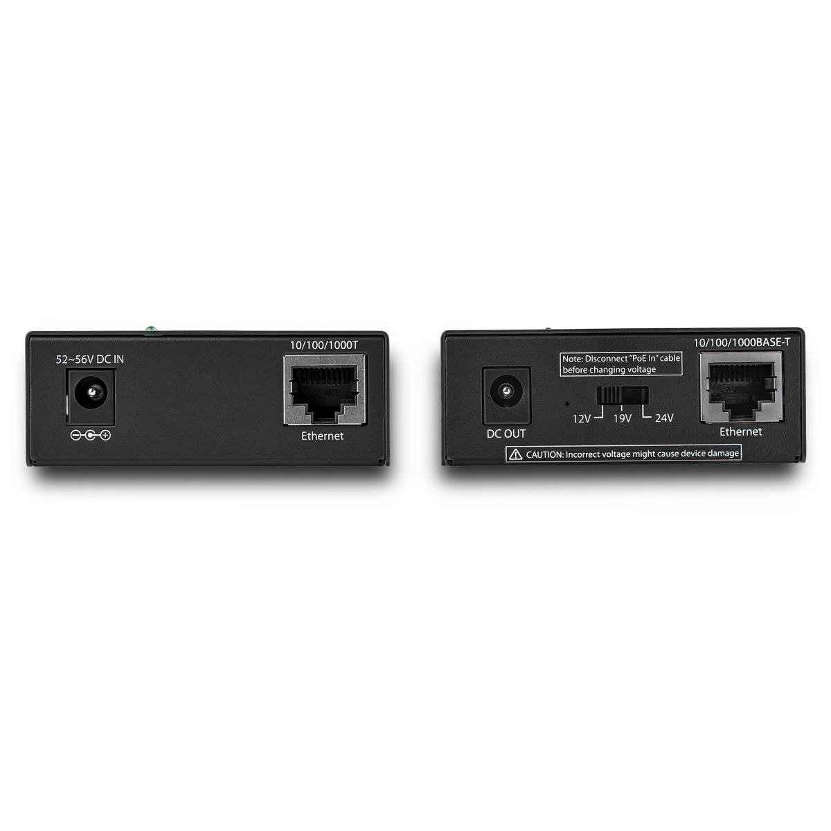 Poe Injector 1-port 60w + Poe Splitter Kit