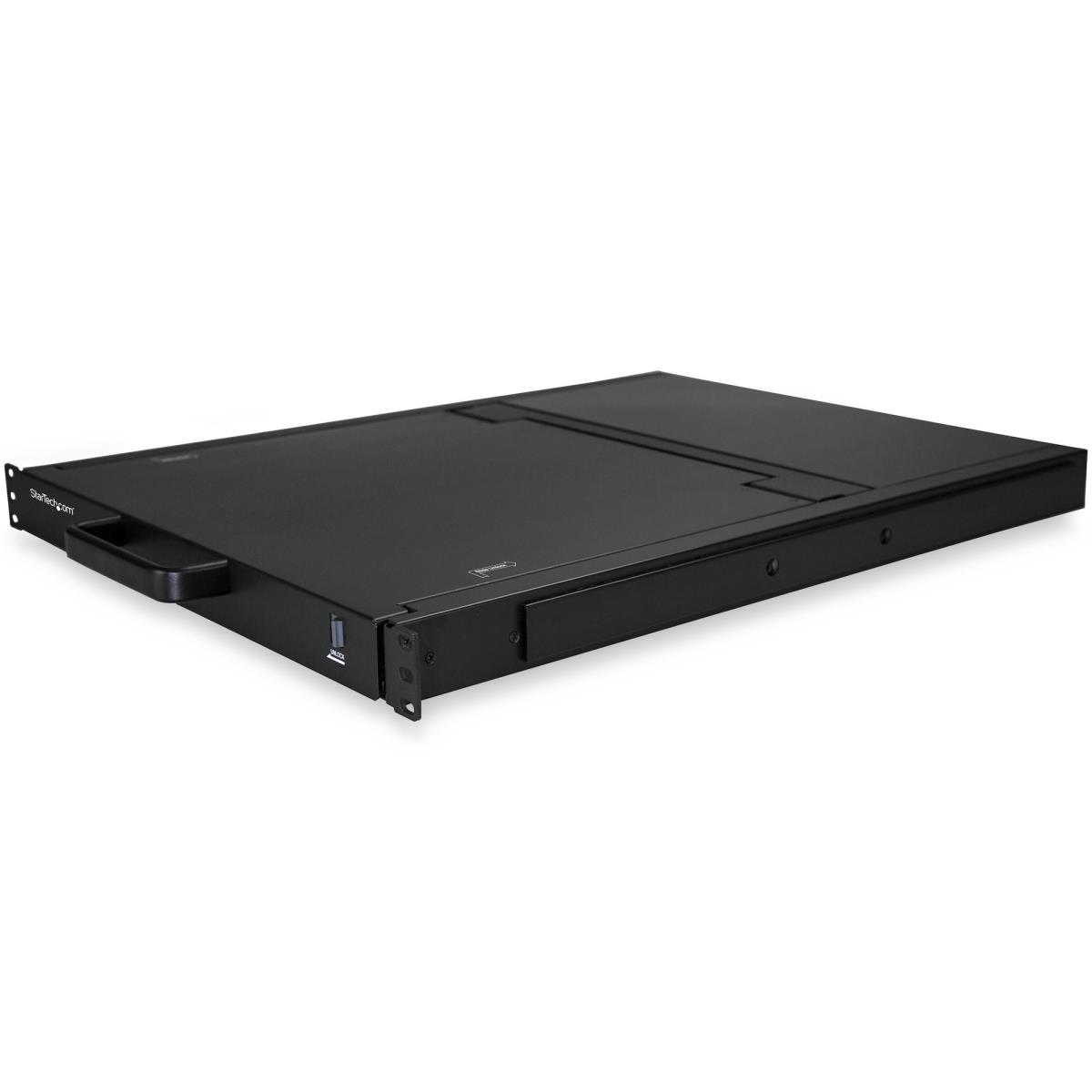 Rackmount KVM Console 16port 17in LCD Mount Parts/cbls Incl