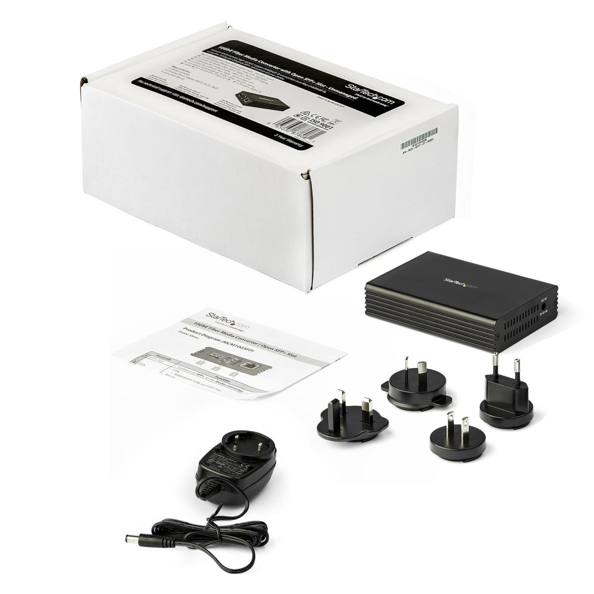 Ethernet Fiber Media Converter 10GB With Open Sfp+ Slot