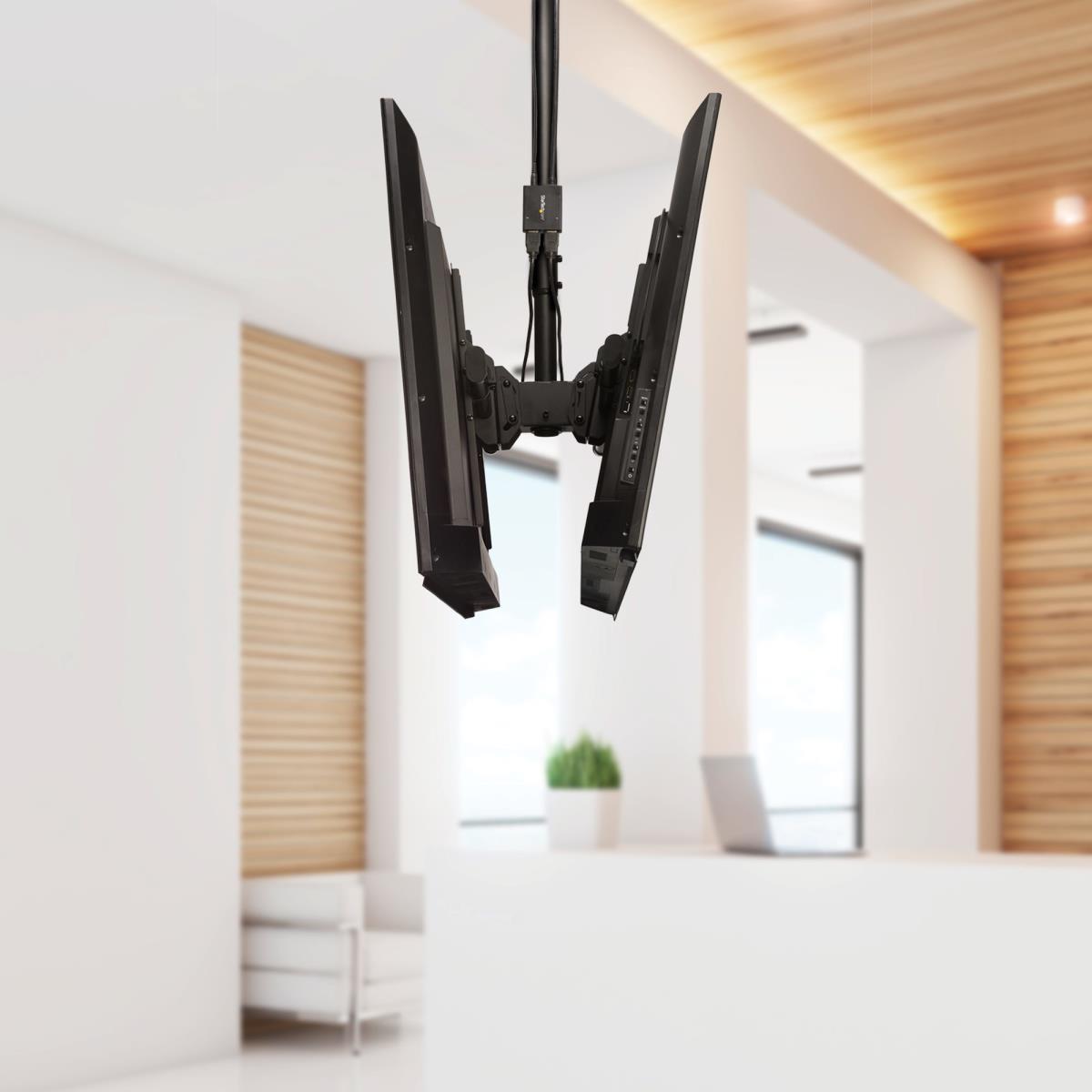 Ceiling Tv Mount Back-to-back For 32in To 75in Displays/steel