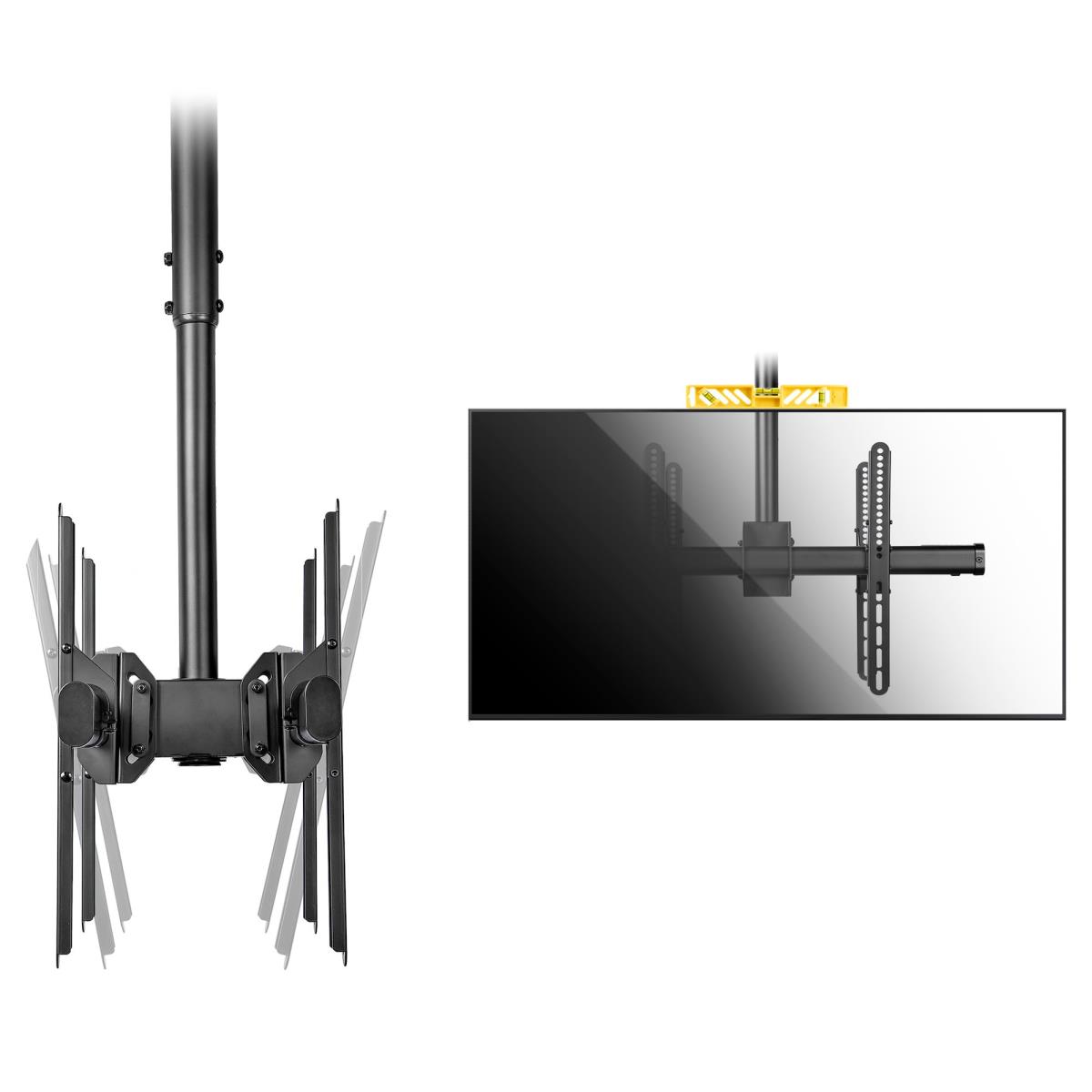 Ceiling Tv Mount Back-to-back For 32in To 75in Displays/steel