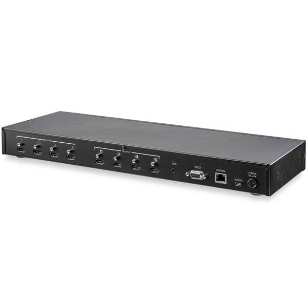 Hdmi Matrix Switch W/audio 4x4 Remote Ethernet Control 4k 60hz