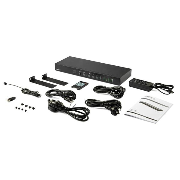 Hdmi Matrix Switch W/audio 4x4 Remote Ethernet Control 4k 60hz